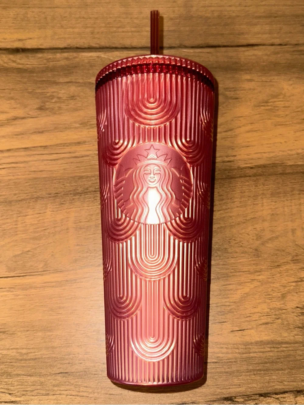 Starbucks Pink Textured Tumbler Cup Fall 2023